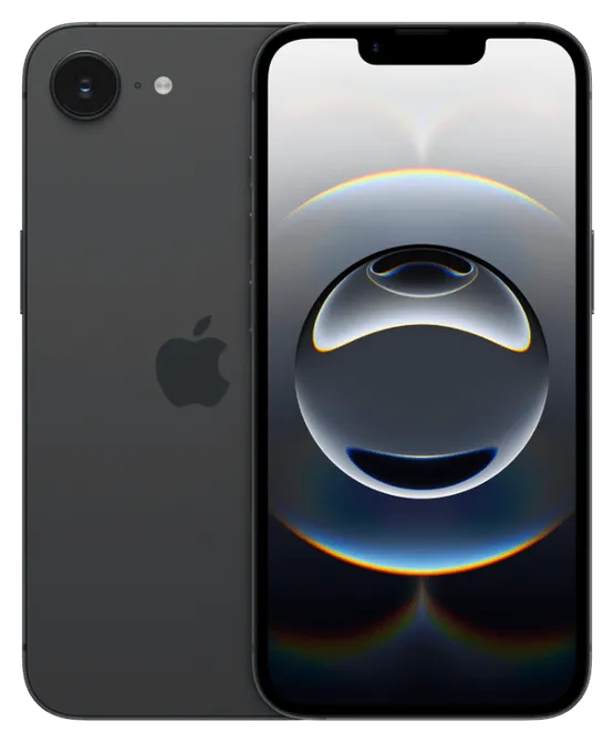 iPhone 16e i Svart